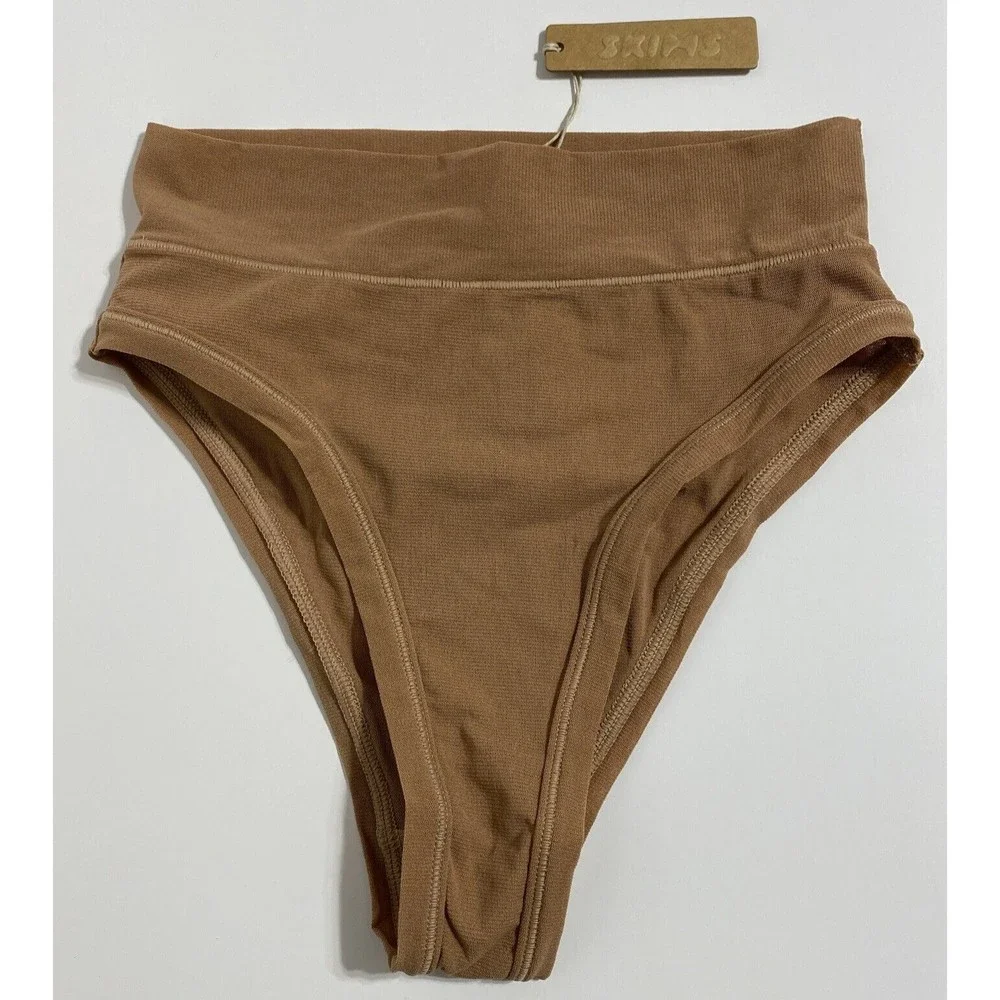 SKIMS Fits Everybody Cheeky Brief Panty Panties Women's XXS 2XS Sienna Brown NEW